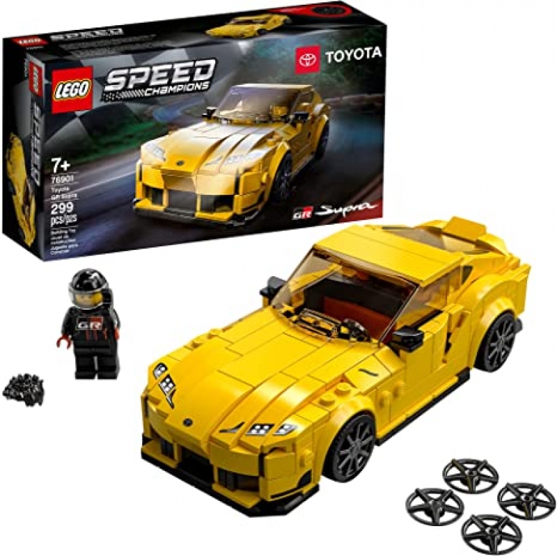ihocon: [2021新款] 樂高積木 LEGO Speed Champions Toyota GR Supra 76901 Toy Car Building Toy; New 2021 (299 Pieces)