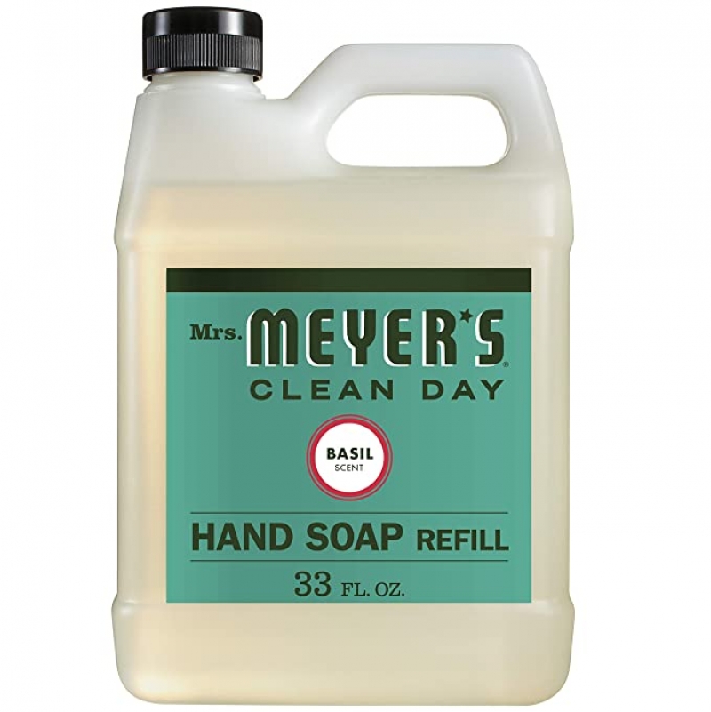 ihocon: Mrs. Meyer's Clean Day Liquid Hand Soap Refill, Basil, 1 Pack 洗手液皂補充裝