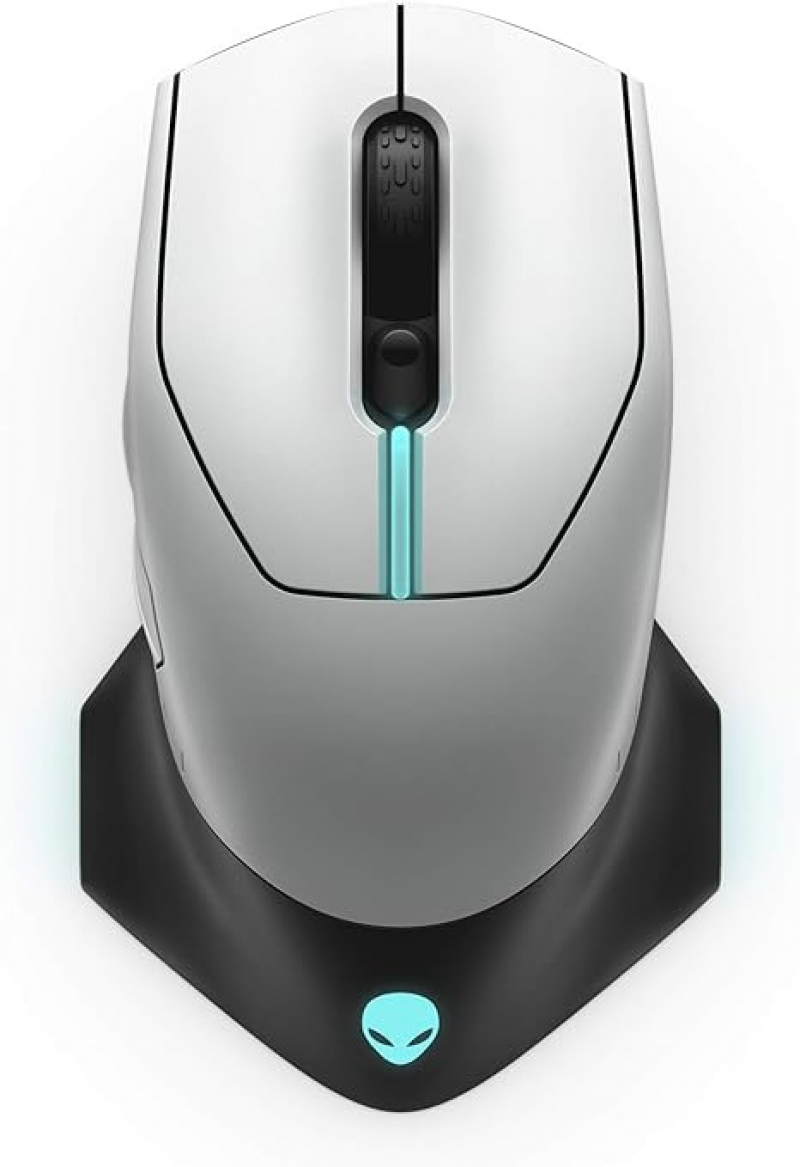 ihocon: Dell Alienware AW610M Wired/Wireless Gaming Mouse - 16000 DPI Optical Sensor, 350 Hour Rechargeable Battery Life, 7 Programmable Buttons  有線/無線遊戲滑鼠