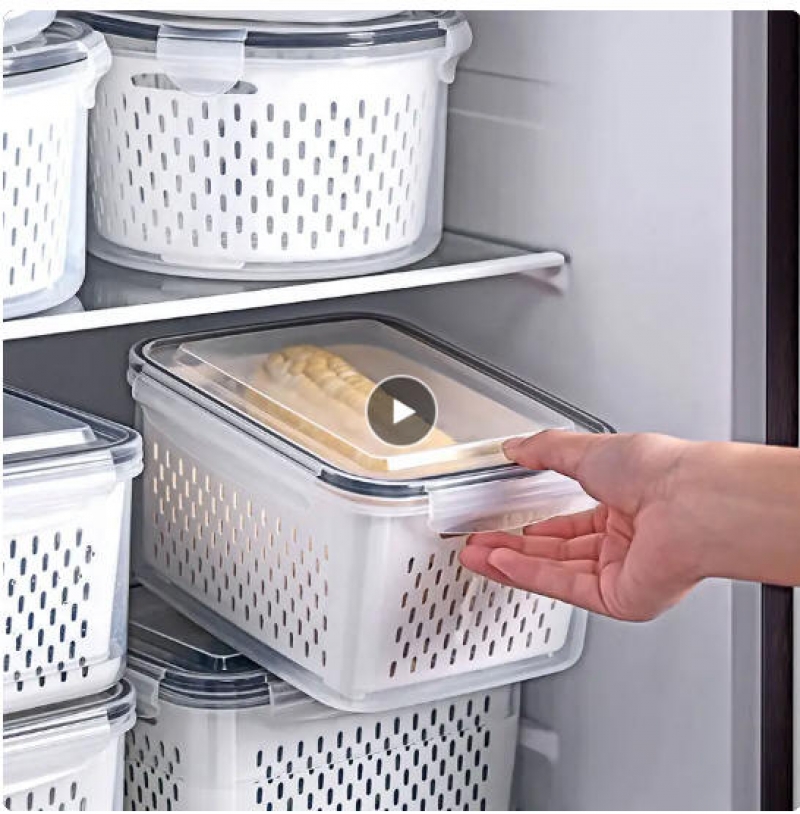 ihocon: Refrigerator Preservation Storage Box 冰箱保鲜盒 1个