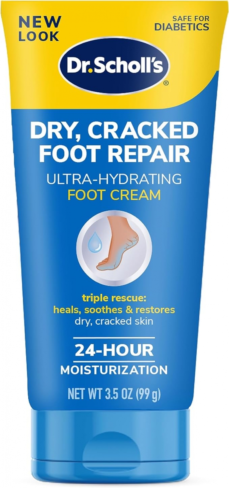 ihocon: Dr. Scholl's® Dry, Cracked Foot Repair Ultra-Hydrating Foot Cream 足部乾裂修復保濕 霜3.5 oz
