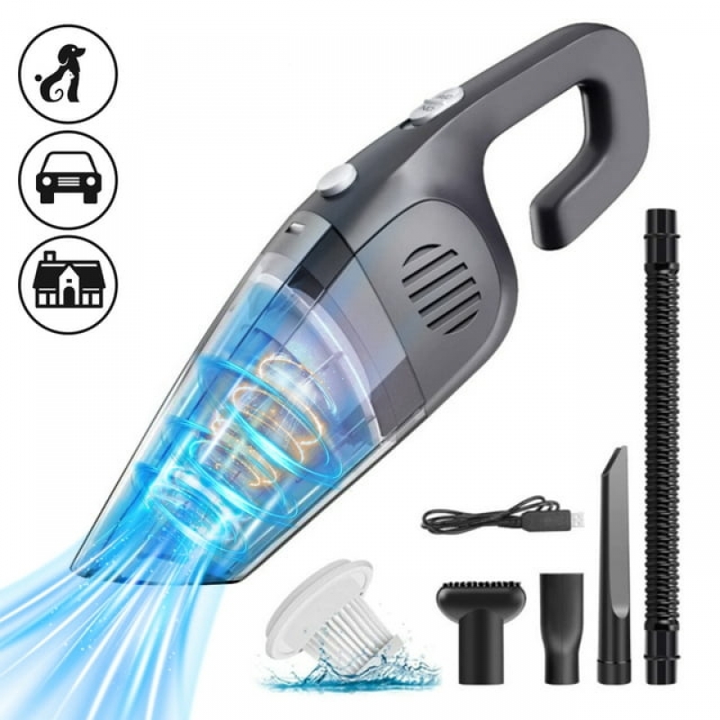 ihocon: Doosl 120W Handheld Vacuum Cordless Hand Vacuum 7.5KPA Powerful Wet Dry Vacuum  无线干湿两用手持式吸尘器