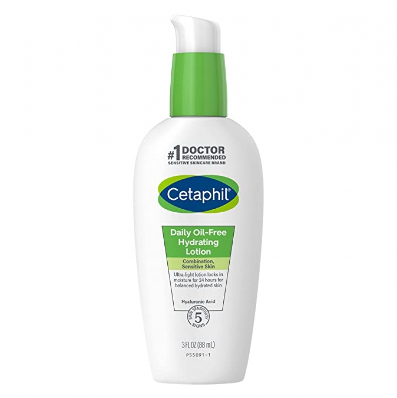 ihocon: CETAPHIL Daily Hydrating Lotion for Face ,With Hyaluronic Acid, 3 fl oz 臉部保濕乳液