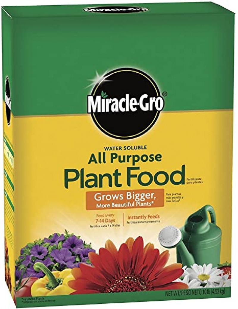 ihocon: Miracle-Gro Water Soluble All Purpose Plant Food, 10 lbs. 水溶性萬用肥料