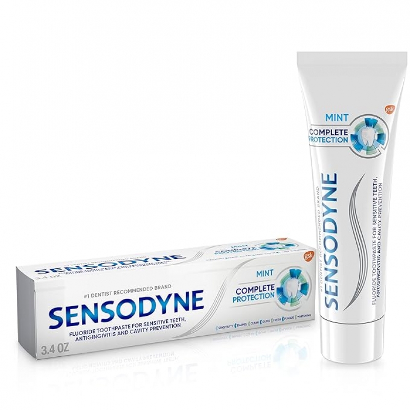 ihocon: Sensodyne Complete Protection Sensitive Toothpaste for Sensitive Teeth 敏感齒牙膏3.4oz 