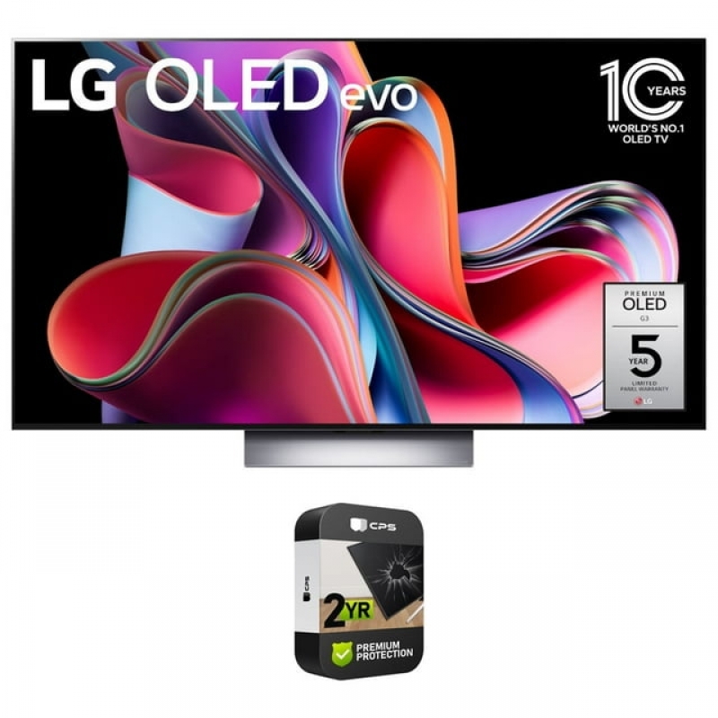 ihocon: LG OLED77G3PUA OLED evo G3 77吋 4K Smart TV (2023 Model) Bundle with 2 YR CPS Enhanced Protection Pack 智慧电视