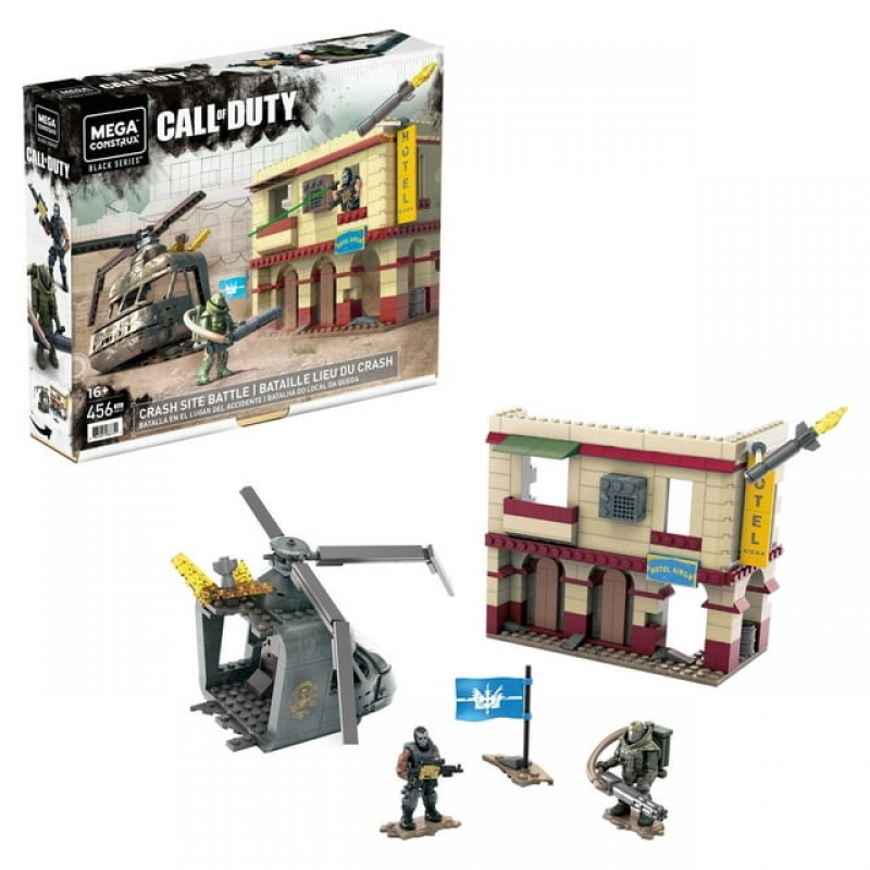 ihocon: MEGA Call of Duty Crash Site Battle Building Toy with 2 Figures 积木(456 Pieces)