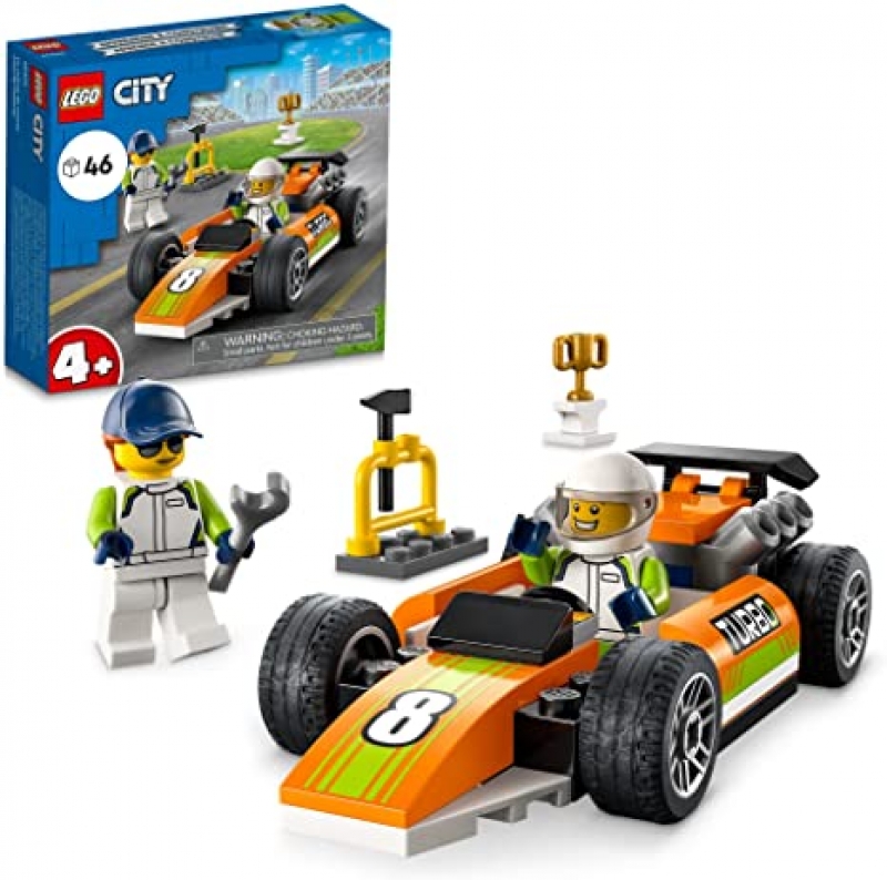 ihocon: 樂高積木LEGO City Race Car 60322 Building Kit (46 Pieces) 