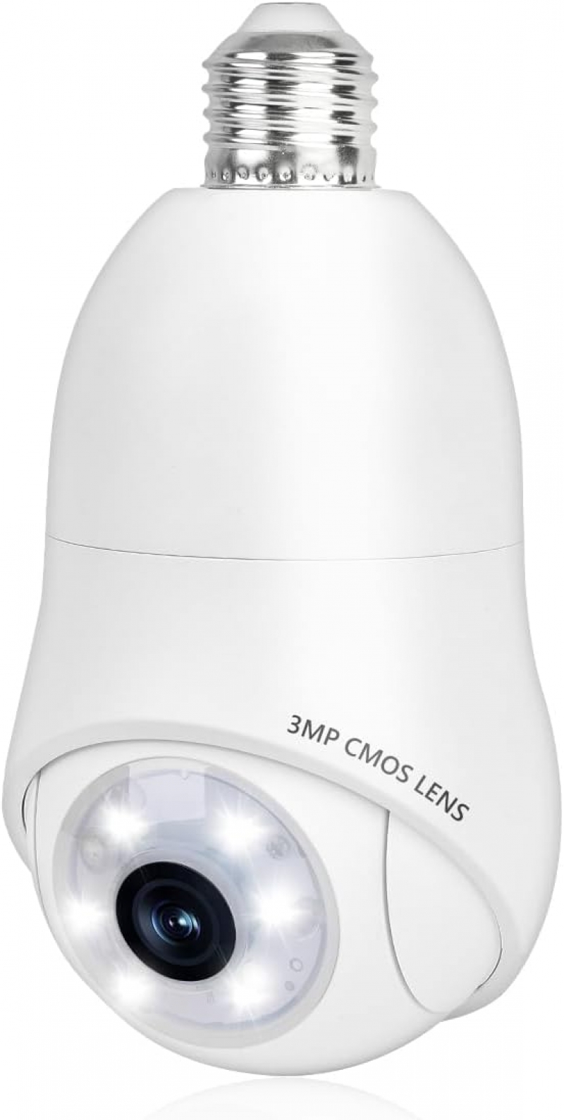 ihocon: ACABEA Light Bulb Security Camera, 2K 360° Pan Tilt WiFi Security Camera Indoor Wireless Outdoor 居家安全动作感应聚光灯/监看镜头 