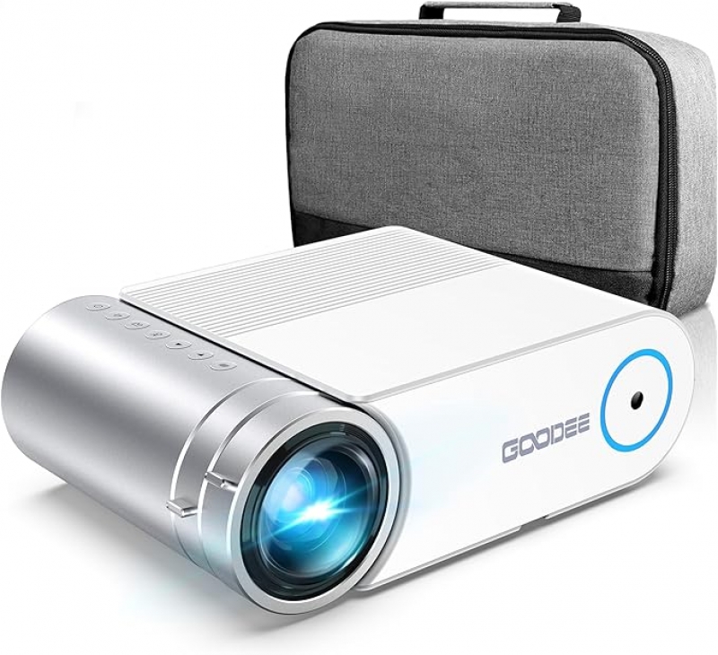 ihocon: GooDee 2023 Upgraded Video Projector, Portable Projector with Carry Bag 迷你投影儀