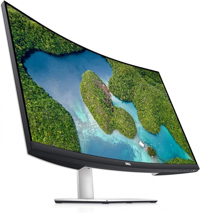 ihocon: Dell S3221QS 32吋 Curved 4K UHD, VA Ultra-Thin Bezel Monitor, AMD FreeSync, HDMI, DisplayPort, Built in Speakers, VESA Certified 曲面超高清显示器