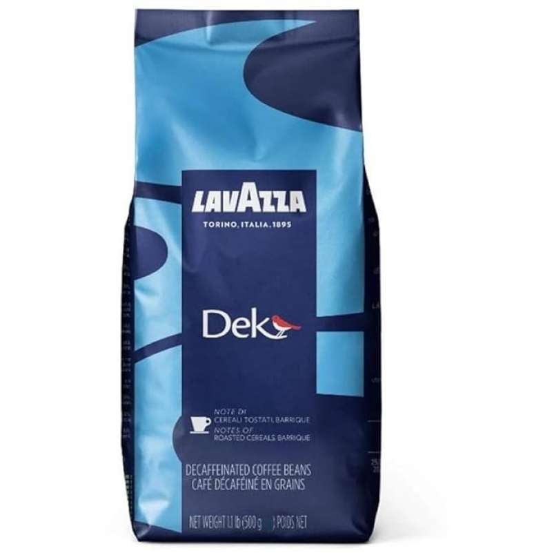 ihocon: Lavazza Decaf Dark Espresso Roast Whole Bean Coffee 低咖啡因咖啡豆 1.1磅