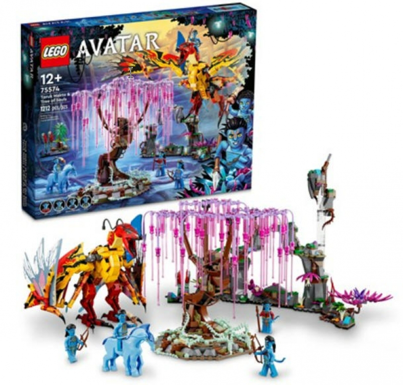 ihocon: 樂高積木LEGO Avatar Toruk Makto & Tree of Souls 75574 Buildable Toy with Jake Sully and Neytiri Mini-figures (1,212 pieces)