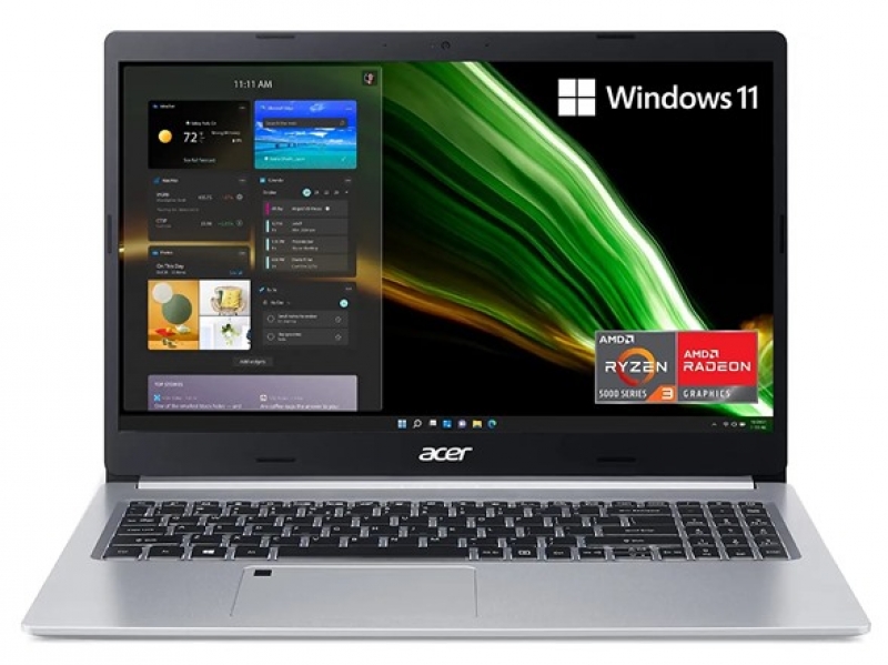 ihocon: Acer Aspire 5 15.6吋 FHD 筆記型電腦 (AMD Quad Core Ryzen 3 5300U, 4GB RAM, 128GB SSD, Windows 11 Home S)