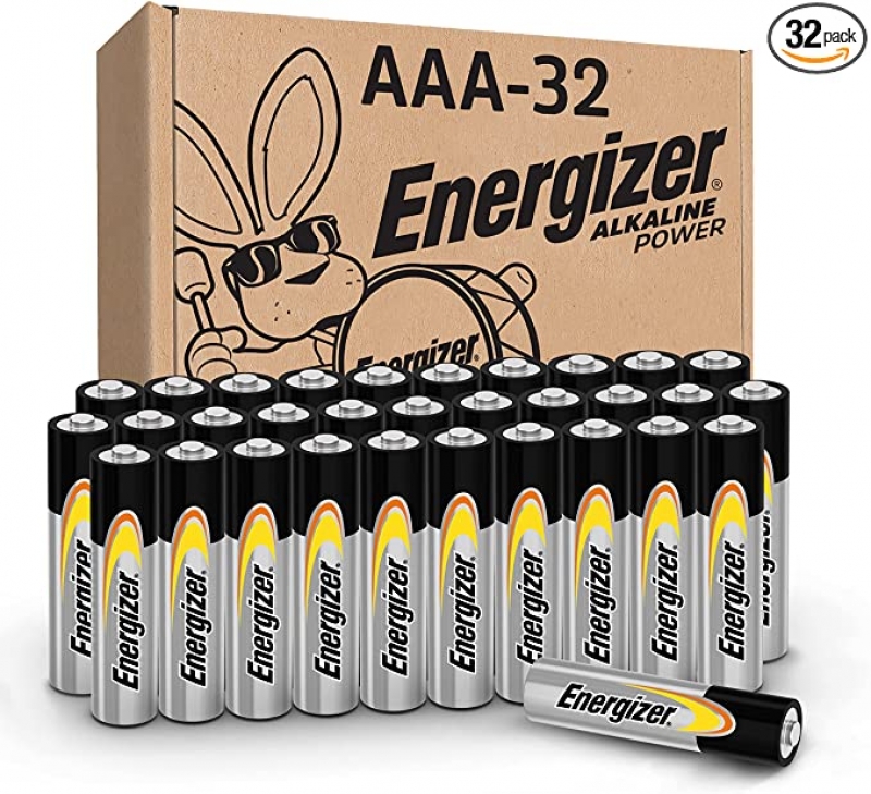 ihocon: Energizer AAA Batteries, Triple A Long-Lasting Alkaline Power Batteries (32 Pack)   电池