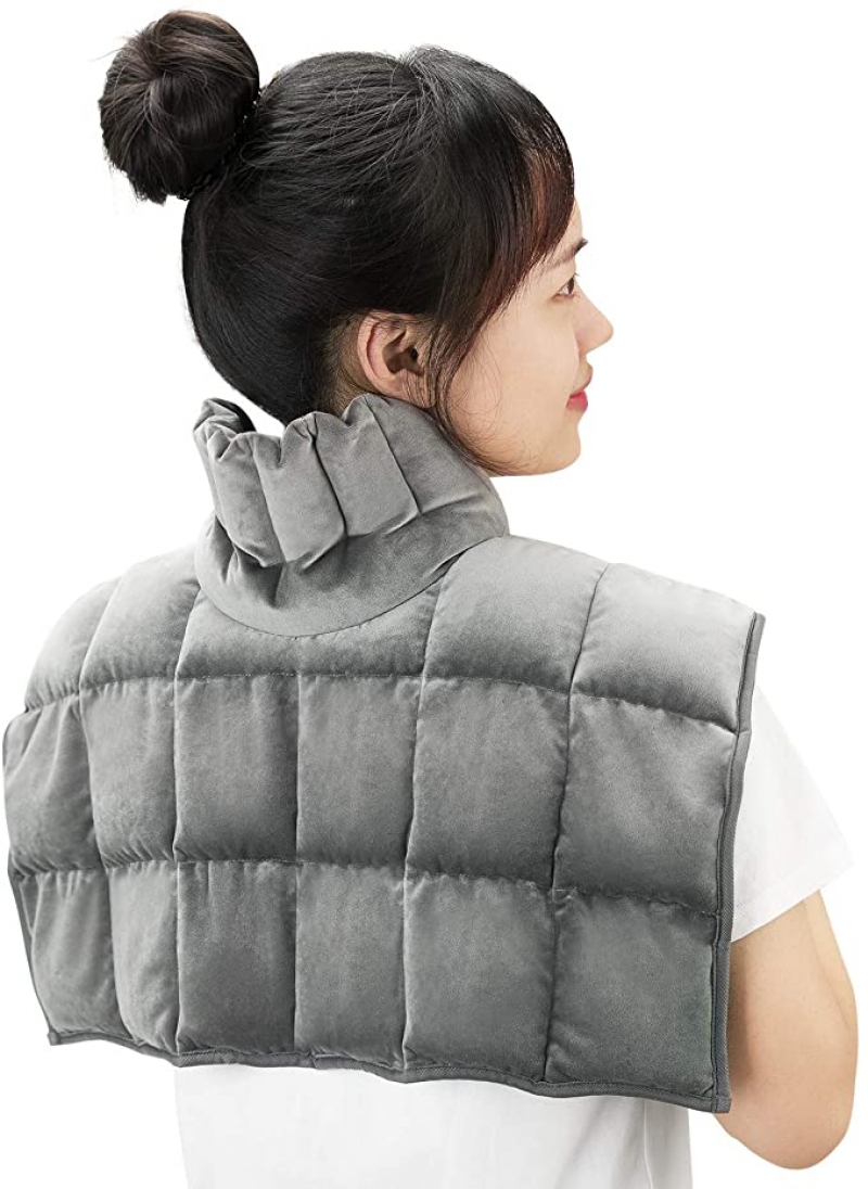 ihocon: NB Microwavable Neck & Shoulder Wrap with 100% Natural Lavender & Herb, Use in Microwave 微波加熱肩頸天然藥草熱敷袋