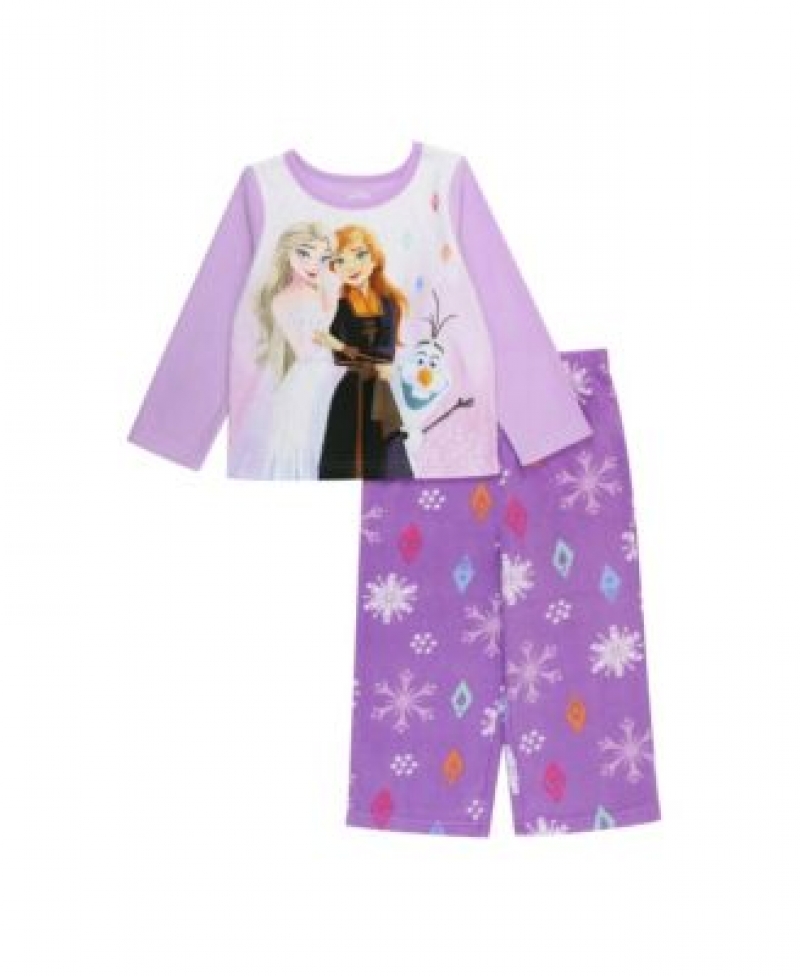 ihocon: Frozen 2 Frozen Little Girls 2 Top and Pajama 冰雪奇緣2件式睡衣