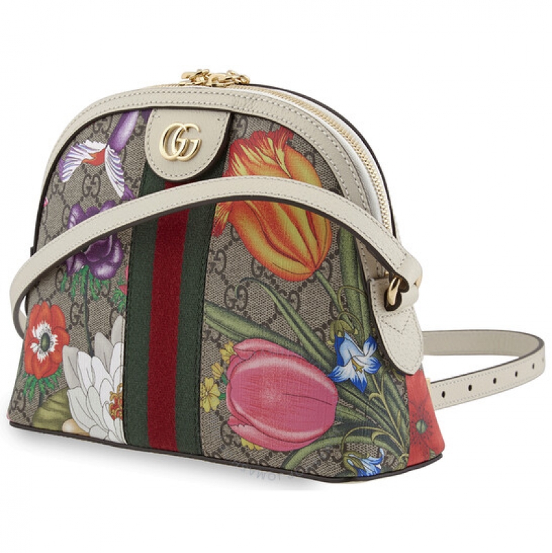 ihocon: Gucci Ladies Ophidia GG Flora Shoulder Bag 包包