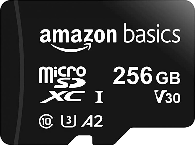 ihocon: Amazon Basics microSDXC Memory Card with Full Size Adapter記憶卡(含SD轉換卡)