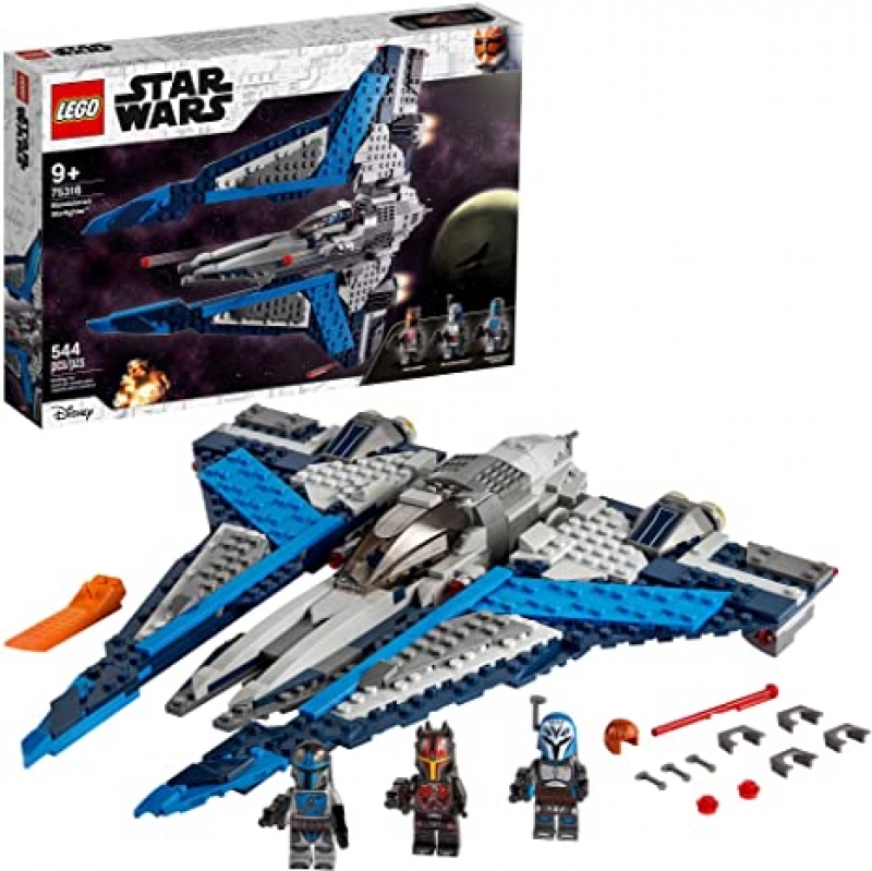 ihocon: [2021年新款] 樂高星球大戰 LEGO Star Wars Mandalorian Starfighter 75316 Awesome Toy Building Kit, New 2021 (544 Pieces)
