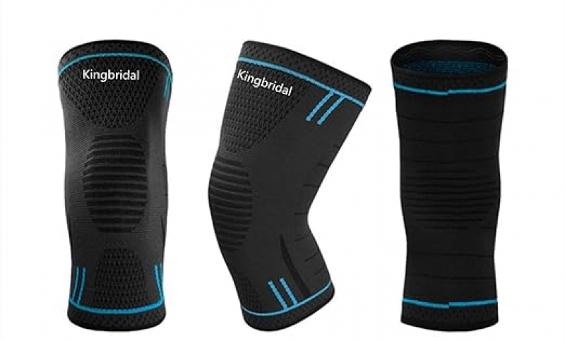 ihocon: Kingbridal Professional Athletics Knee Brace 护膝 (Large, Blue) 