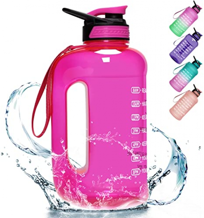ihocon: PASER 1 Gallon Water Bottle 時間標示, 鼓勵喝水. 1加侖水瓶