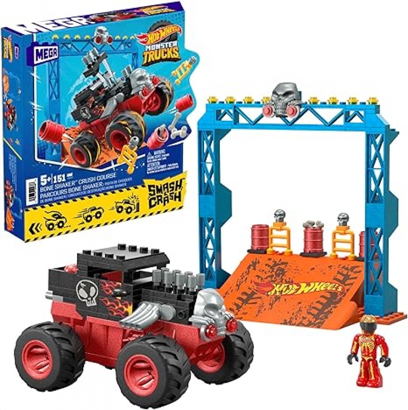 ihocon: MEGA Hot Wheels Monster Trucks Building Toy