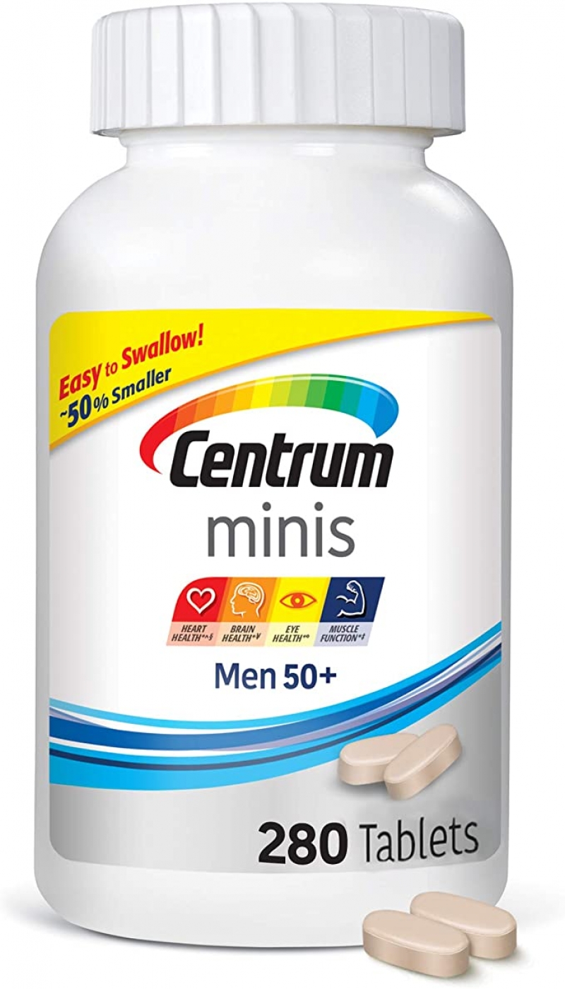 ihocon: Centrum Minis Men 50+ (280 Count) Multivitamin/Multimineral Supplement Tablets   男士綜合維他命
