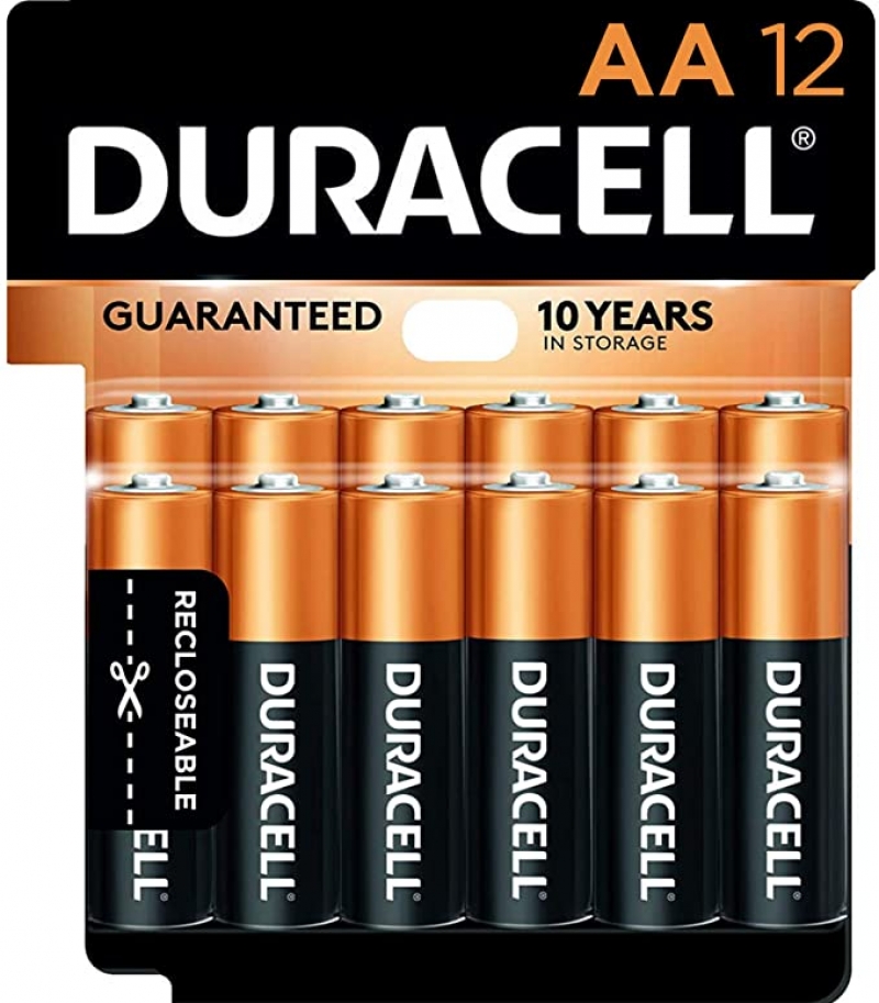 ihocon: Duracell - CopperTop AA Alkaline Batteries 12 Count 電池
