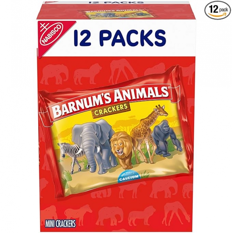 ihocon: Barnum's Original Animal Crackers 動物餅乾 1 oz, 12包
