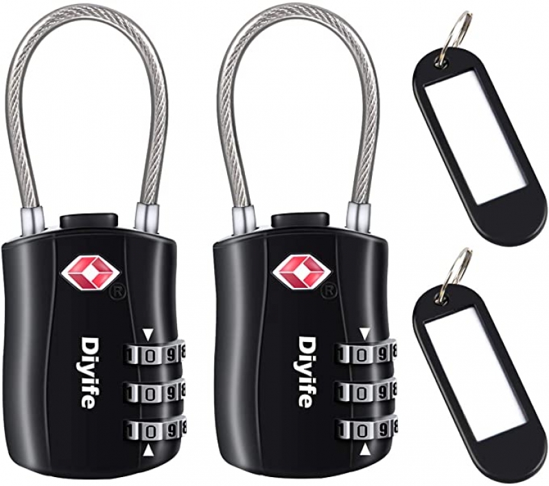 ihocon: Diyife TSA Luggage Locks [2 Pcs] 行李鎖=
