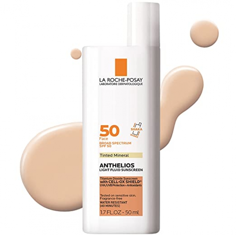 ihocon: 理膚寶水La Roche-Posay Anthelios Tinted Sunscreen SPF 50 礦物潤色防曬乳 50ml