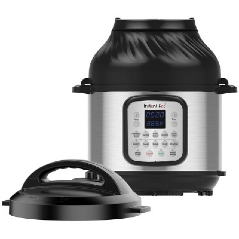 ihocon: Instant Pot 6qt Duo Crisp 11-in-1 Electric Pressure Cooker with Air Fryer Lid   電壓力鍋，帶氣炸鍋蓋