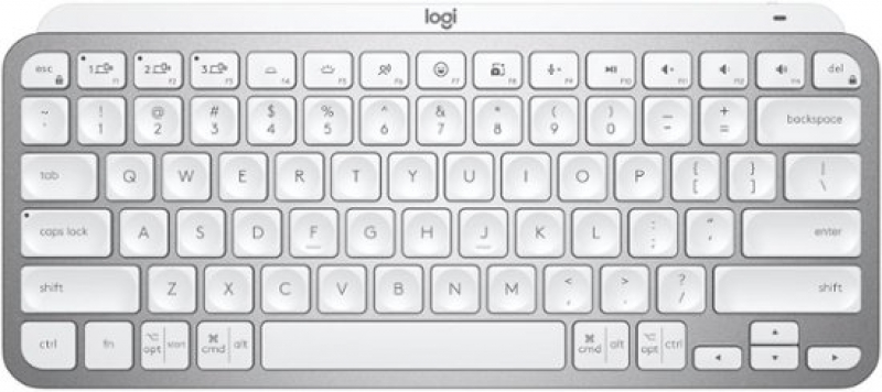 ihocon: Logitech - MX Keys Mini TKL Wireless Bluetooth Scissor Keyboard with Backlit Keys - Pale Gray  小型無線鍵盤