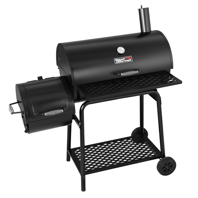 ihocon: Royal Gourmet 30 CC1830F Charcoal Grill with Offset Smoker炭烤爐