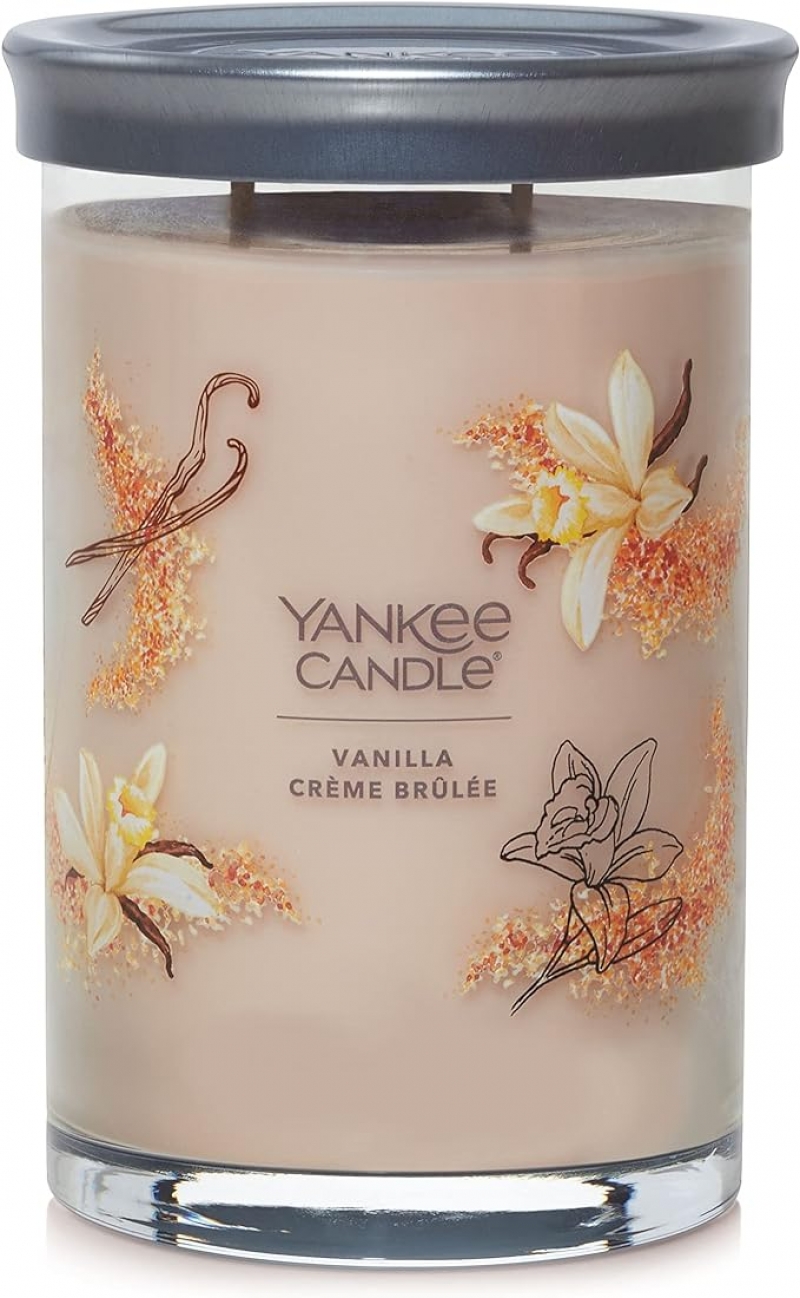 ihocon: Yankee Candle Vanilla Crème Brûlée Scented, Signature 20oz 大罐蠟燭