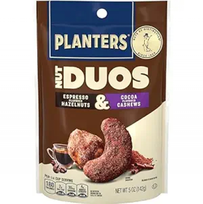 ihocon: Planters Nut Duos Cocoa Cashews and Espresso Hazelnuts 可可腰果和濃縮咖啡榛果 5oz  