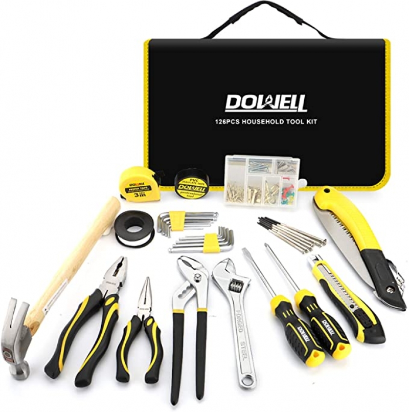 ihocon: DOWELL Tool Set Household Homeowner Tool Kit Set 126 Piece 居家常用工具