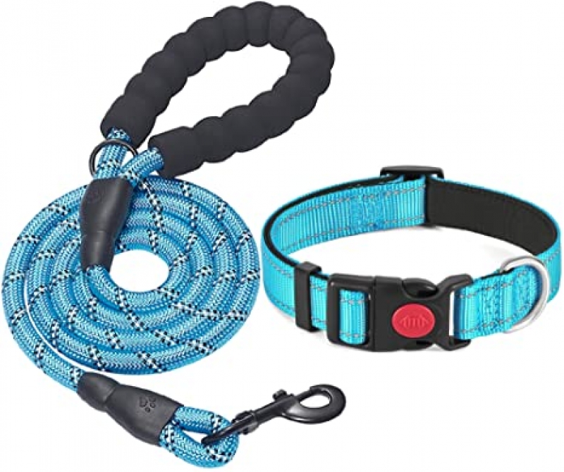 ihocon: Beebiepet 5 FT Strong Dog Leash with A Free Matching Dog Collar  5呎狗繩及項圈