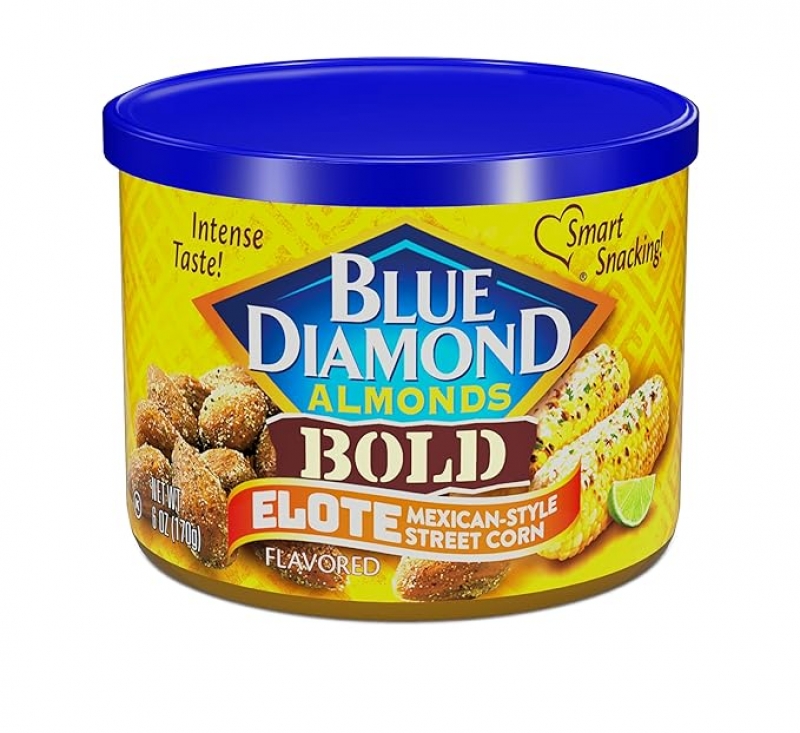 ihocon: Blue Diamond Almonds, BOLD Elote Mexican Street Corn Flavored Snack Nuts 杏仁(墨西哥玉米口味) 6 Ounce