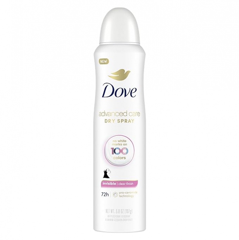 ihocon: Dove Advanced Care Antiperspirant Deodorant Spray 止汗止汗臭喷雾, 3.8 oz