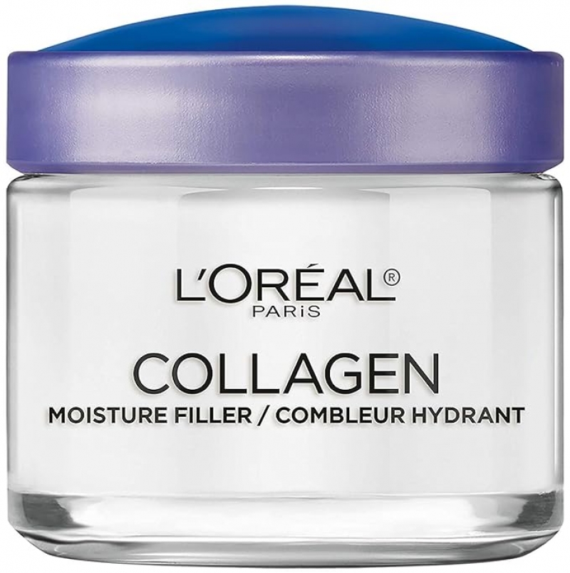 ihocon: 巴黎歐萊雅 L'Oreal Paris Collagen Daily Face Moisturizer, Reduce Wrinkles, Face Cream 膠原蛋白保濕霜 3.4 oz