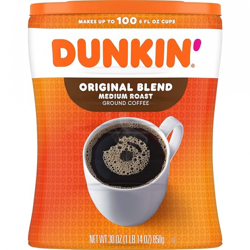 ihocon: Dunkin' Original Blend Medium Roast Ground Coffee 研磨咖啡粉 30 Oz