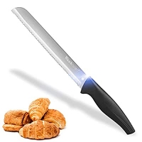 ihocon: Wanbasion Silver Serrated Bread Knife 8 Inch 鋸齒麵包刀