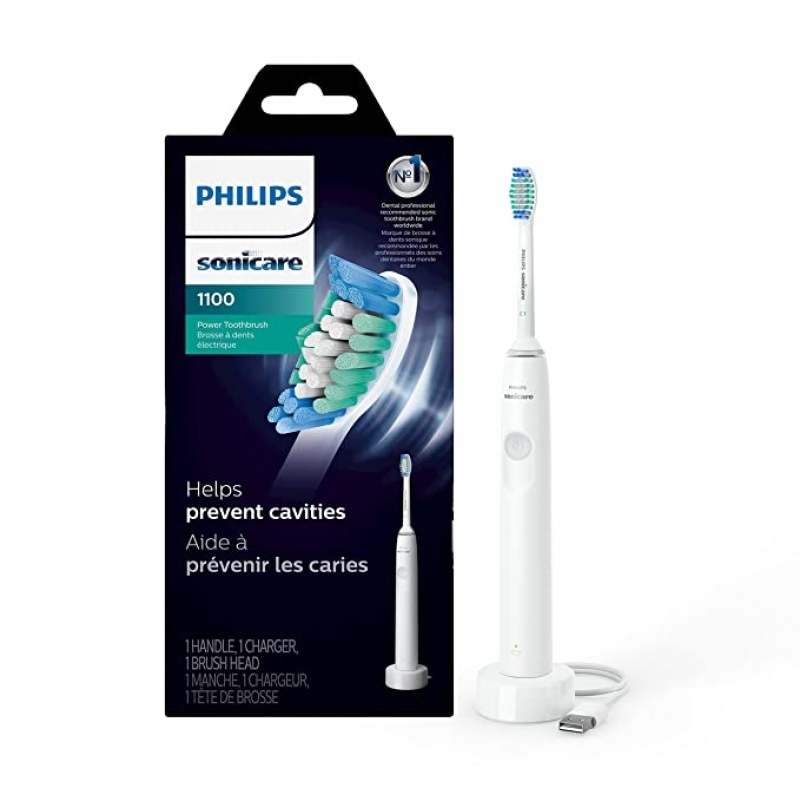 ihocon: 飛利浦Philips Sonicare 1100 Electric Rechargeable Power Toothbrush, White Grey HX3641/02   充電式電動牙刷