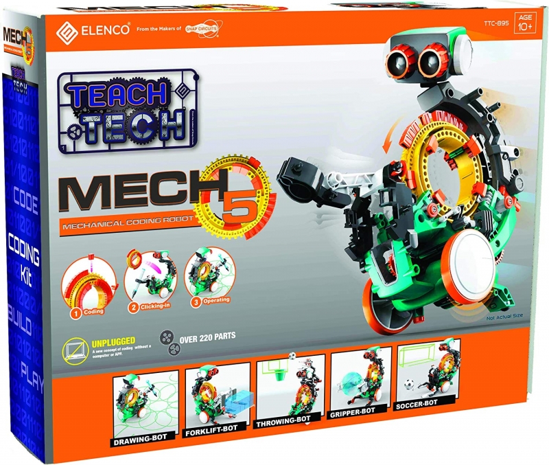 ihocon: Snap Circuits Teach Tech Mech 5, Mechanical Coding Robot   可編程機械人