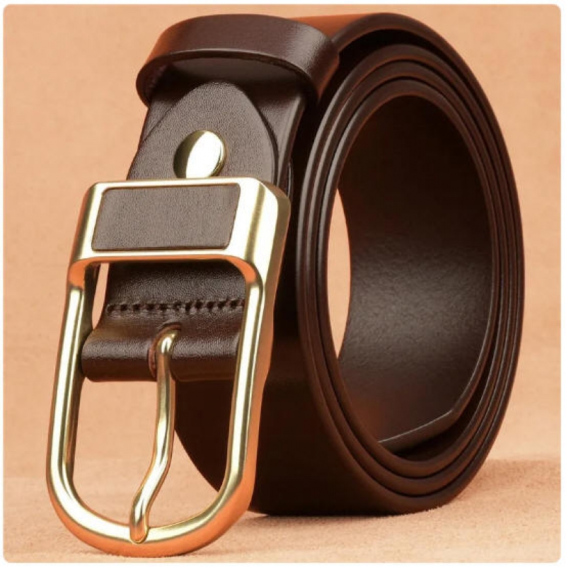 ihocon: Genuine Leather For Men's High Quality Buckle 男士皮带