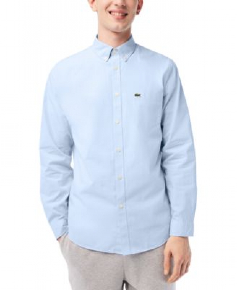 ihocon: Lacoste Men's Gingham Poplin Shirt  男士襯衫