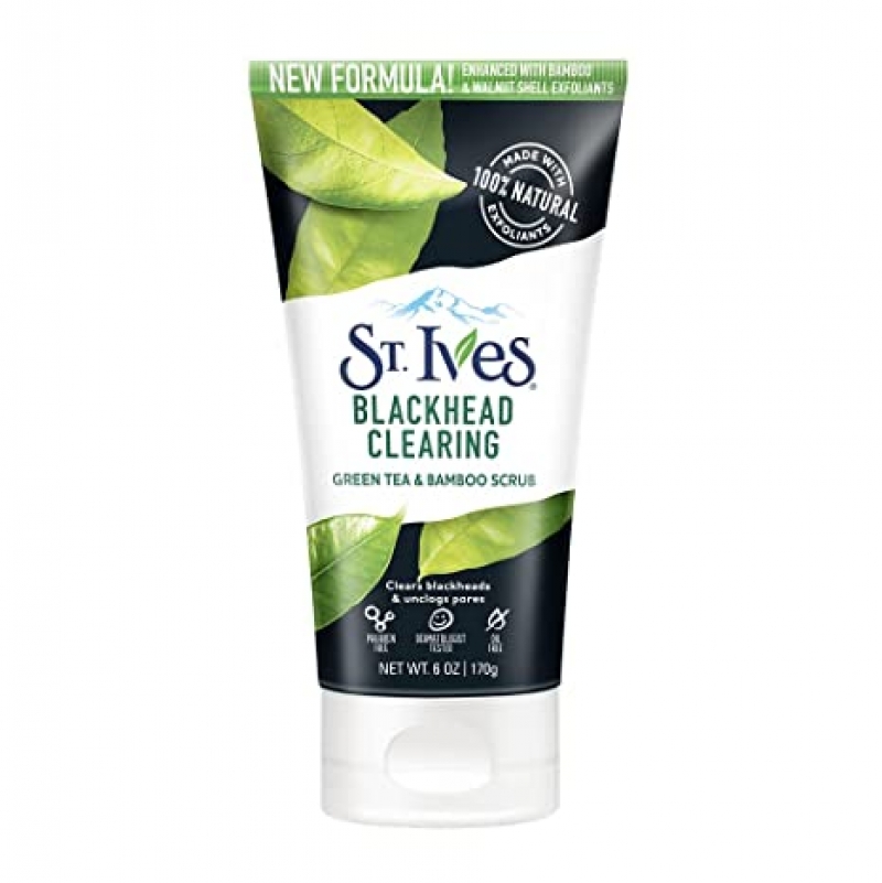 ihocon: St. Ives Blackhead Clearing Face Scrub, 6 oz 去黑頭洗面磨砂膏