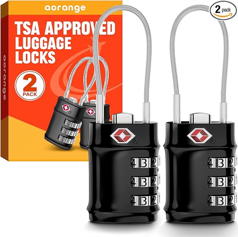 ihocon: Aorange TSA Luggage Locks 行李锁 2个